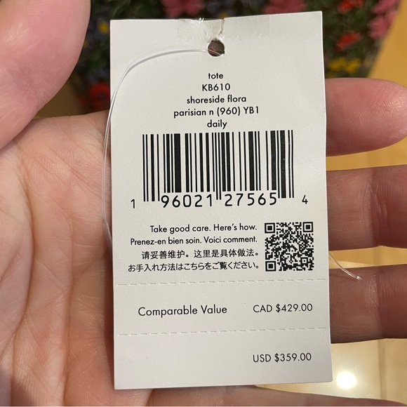 Kate Spade floral Parisian tote - Picture 10 of 10